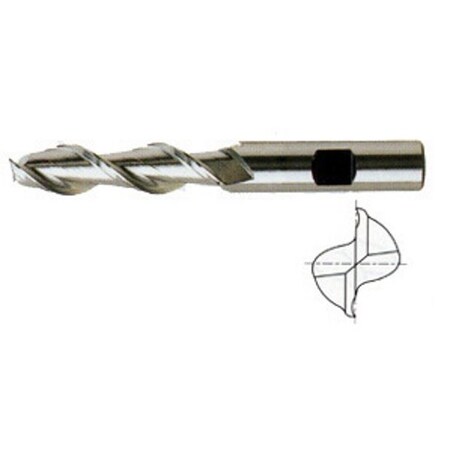 Yg-1 Tool 2 Flute Long Length Hi-Helix Ticn-Coated Hss 18195HC